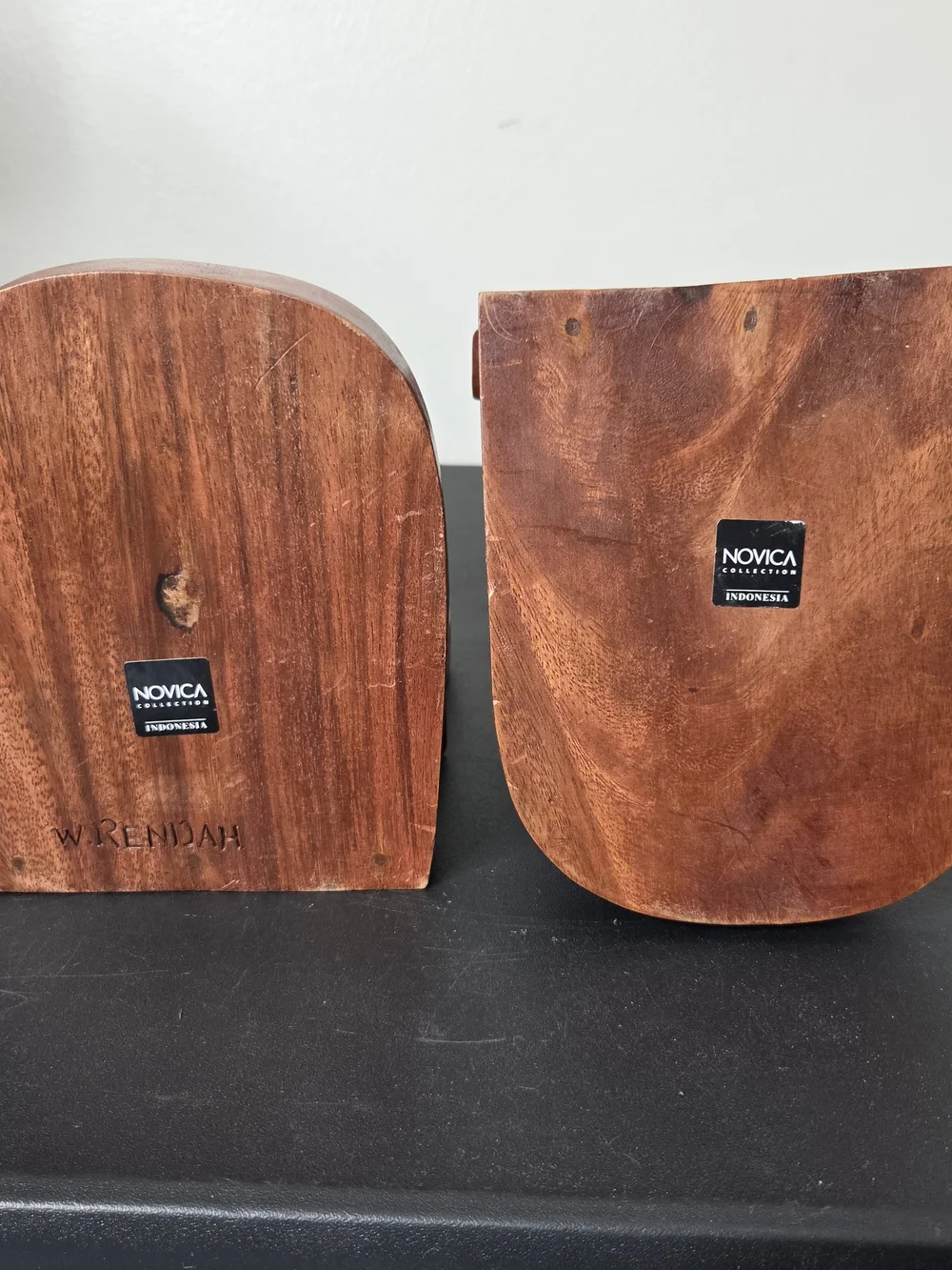 Novica Collection By Wayan Rendah Wooden Sculpture Bookends - Big!